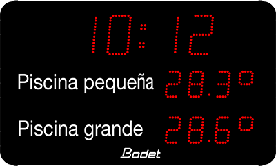 Aquastyle - temperatura para 2 piscinas
