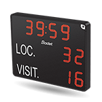 Tableau d'affichage sportif d'extérieur Bodet 2025+ Classic avec affichage LED des scores