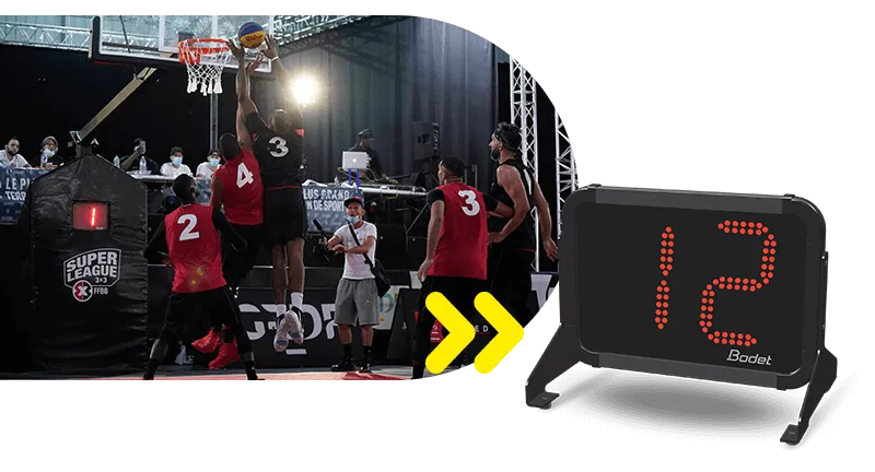 Accessories specific to 3x3 basketball