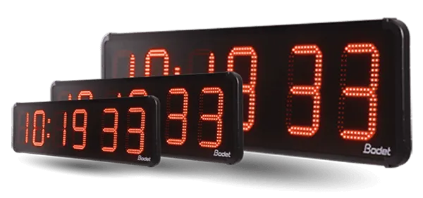 Time display during competitions