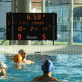 L’affichage sportif dans les patinoires et piscines