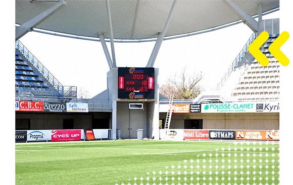 Promocionar a sus patrocinadores y marcar: el dúo ganador para los estadios
