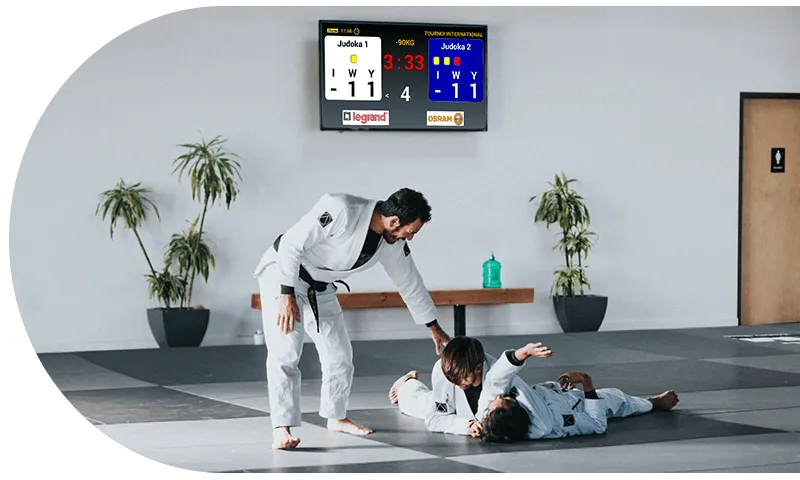 Digitizing fights and promoting partners with LED video displays