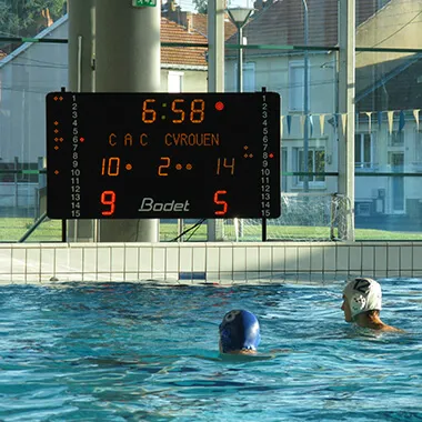 L'affichage du tableau de score BTX6220 WP convient aux clubs professionnels