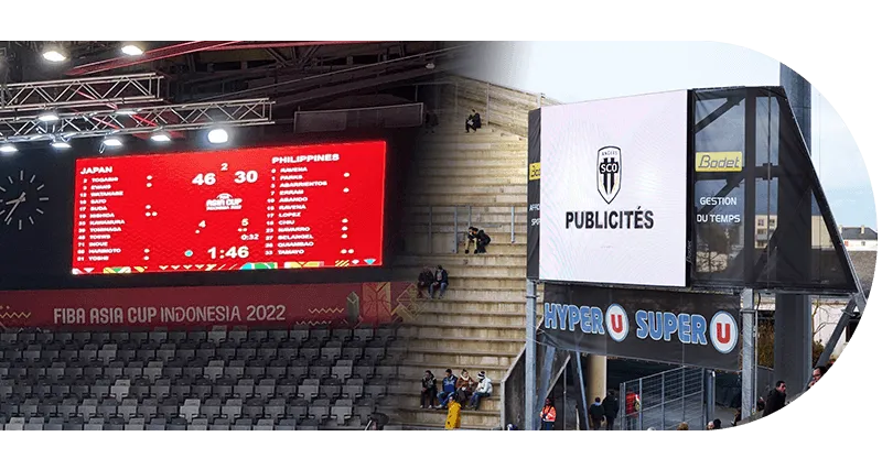 Control software for video display of your sporting events