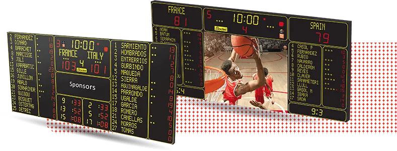Scoreboards for all sporting venues