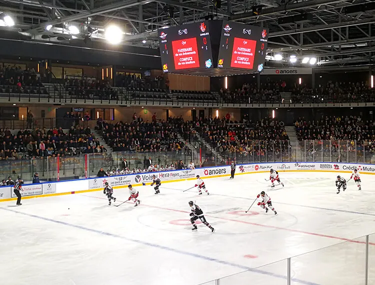 Affichage sportif dédié au hockey sur glace et waterpolo