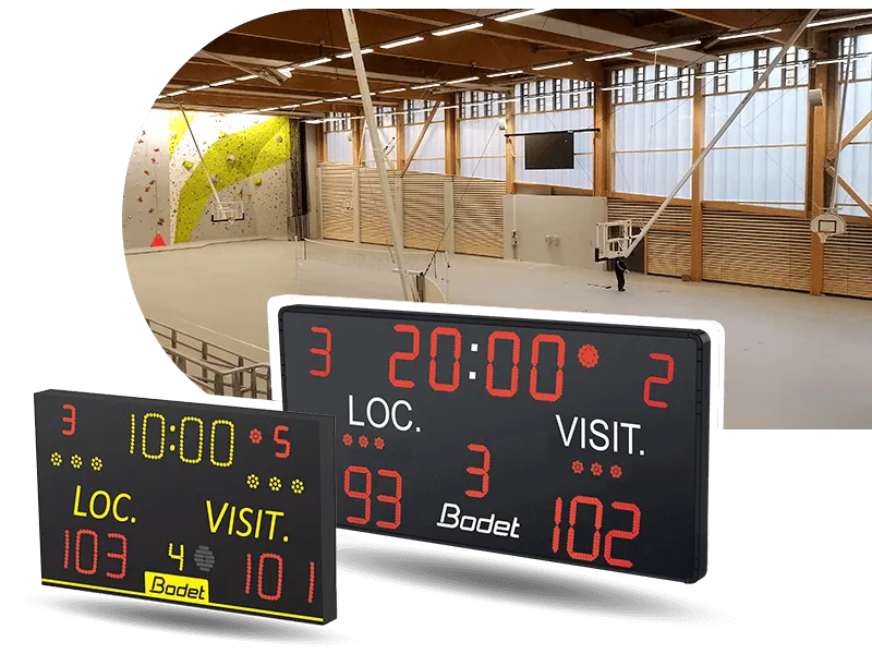 Marcadores de interior y exterior compatibles con una amplia gama de deportes