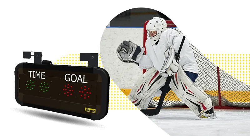 Témoin de but pour l’affichage de scoring des matchs de hockey sur glace