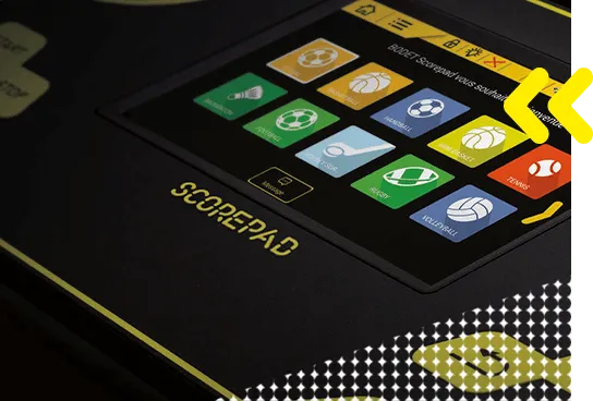 A touch panel to control all our sports equipment