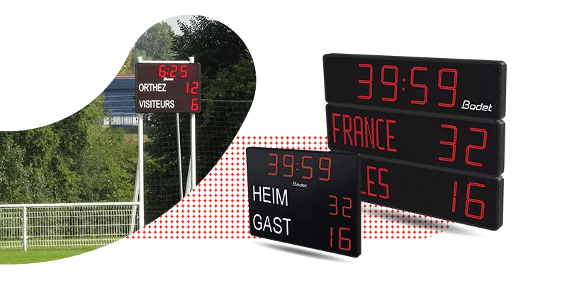 Die Anzeigetafeln 2025 und 2045: Die wetterfeste Sportanzeige